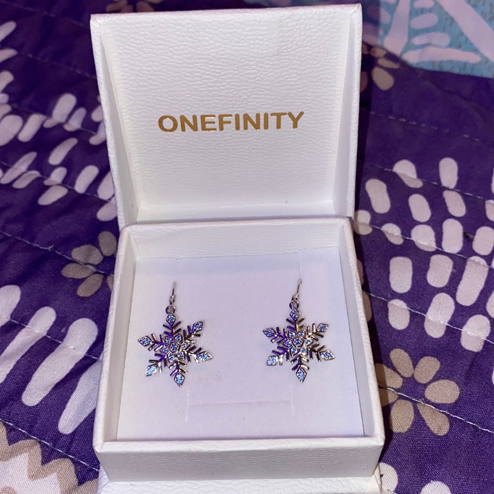 Brand new snowflake earrings. Stainless steel